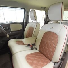 【売約済】H27年式スズキ　アルトラパンショコラ　ショコラX　ナビ　ワンセグＴＶ　専用合皮シート　専用革巻きステアリング　スマートキー２個　ＨＩＤヘッドライト　オートエアコン　アイドリングストップ　電格ミラー　盗難防止システム　衝突安全ボディ　１４インチアルミの画像