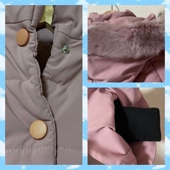 【比較的美品】フードが可愛い♡アウター110サイズの画像