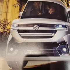 SUZUKI　スペーシアカスタム　純正フロントグリルの画像