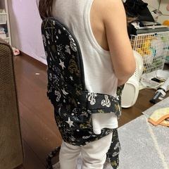 昔ながらの抱っこ紐の画像