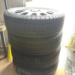 価格応談)N-BOX純正 165/55R15スタッドレスタイヤとホイール