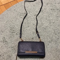 サイフバック　ブラック　ショルダーバック
