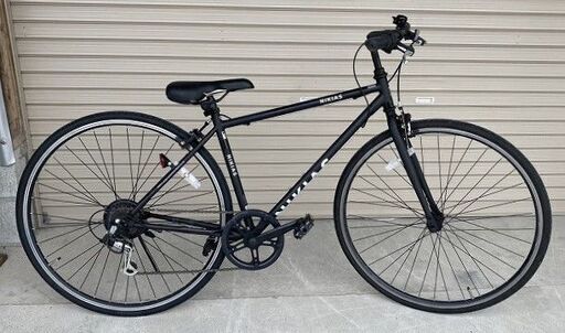 28インチ　NIKIAS 大人用自転車　クロスバイク　6段ギア