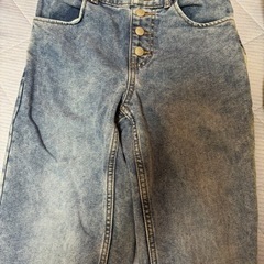 GUデニムワイドパンツ130㎝