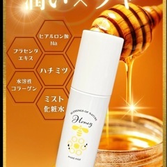 定価4950円はちみつミスト化粧水 80ml 保湿 モイスチャー ローション ハチミツ プラセンタ ヒアルロン酸 水溶性 コラーゲン しっとり ツヤ 潤い 日本製の画像