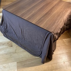 家具調こたつ＆無印こたつ布団3点セット