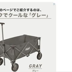 アウトドアワゴン グレー の画像