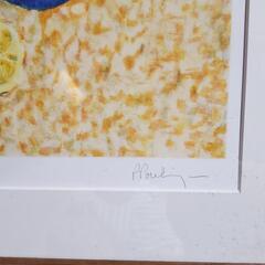オレンジ系の静物画　の画像