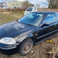 希少！EKシビック　３ドア　低グレード　残念ＡＴ車　レストアベース　オルティアも出品あり！の画像