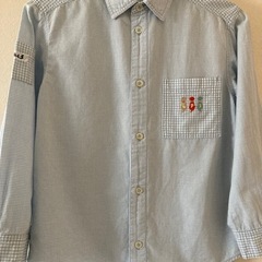 130サイズ　キッズ 長袖シャツ 新品同様の画像