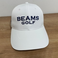 【未使用】BEAMS GOLF キャップ ホワイト ビームス ゴルフ