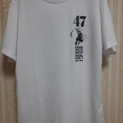 足利尊氏公マラソン　Tシャツ　Lサイズ　龍　ドラゴン　白　第47回（2024）　未開封品の画像