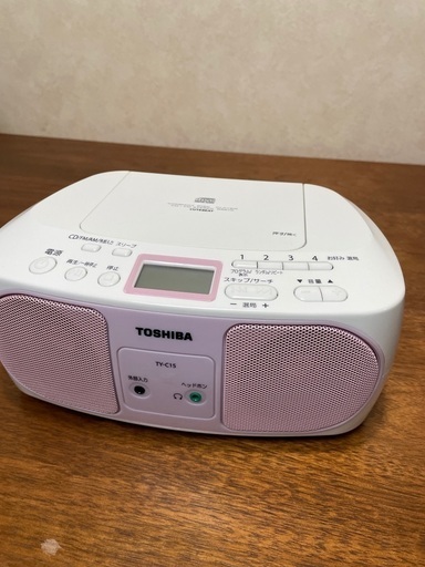 東芝CDラジオTY-C15 ピンク