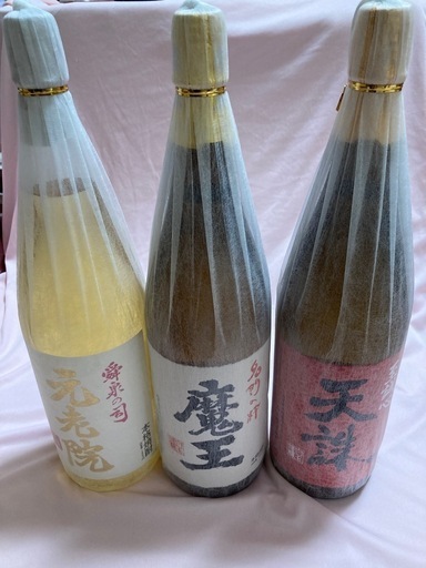 白玉醸造 本格焼酎 魔王 1.8 天誅 1.8 元老院　1.8