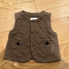 La stell ベビーベスト ブラウン　サイズ70