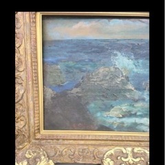 最終処分価格！早逝の明治の天才画家 青木繫の12号油彩