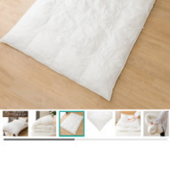 ほぼ未使用　ニトリ　完全2層式　ホテルスタイル掛布団　ダブル(Nホテルセレクト D)の画像