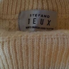 STEFANO DEUX ウール100% レディースセーターの画像