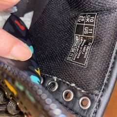Dr. Martens カラフルハート柄ブーツ　17cmの画像