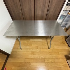 金属製折りたたみテーブル 長方形