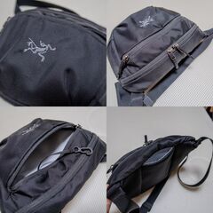 超美品 ARC'TERYX アークテリクス Maka 2 Waistpack マカ 2 ウエストパック マンティス 2 ブラック ウエストポーチ ショルダーバッグの画像