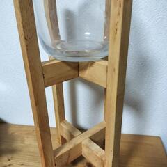 【受渡予定者が決まりました】フラワーベース＋台　の画像