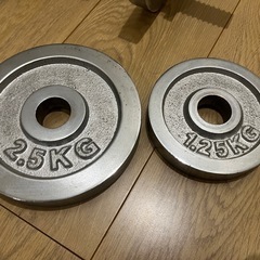 15kg ダンベル　金属製プレート　28mmシャフトの画像