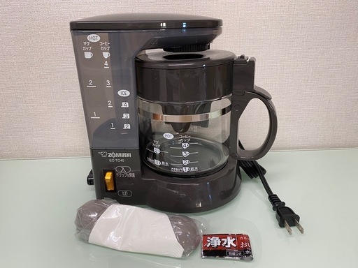 珈琲通 コーヒーメーカー EC-TC40-TA （ブラウン）