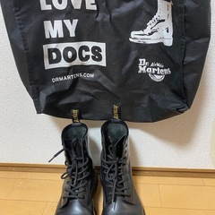 Eu 37(10072) Dr. Martens 黒 ワークブーツの画像