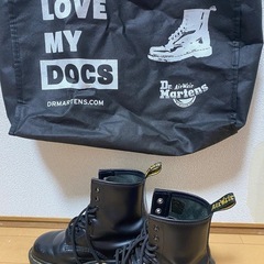 Eu 37(10072) Dr. Martens 黒 ワークブーツの画像