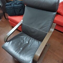 本革　椅子　ロッキングチェア