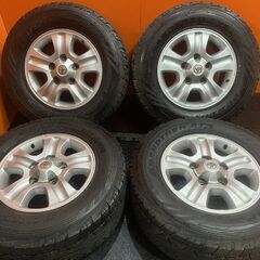 【DUNLOP GRANDTREK AT3 275/65R17】夏タイヤ【トヨタ ランクル100 中期 純正ホイール 17インチ 8J5HPCD150+60】バリ溝　(KTL194)