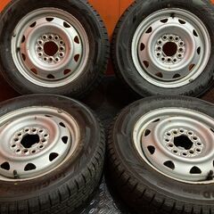 【YOKOHAMA ice GUARD iG60 155/70R13】スタッドレス【鉄ホイール 13インチ 4J4HPCD100/110/114.3】22年製 バリ溝　(VTI049) 
