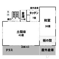 【売店舗】昭和レトロの元公民館です。駐車場に困っていませんか？　...
