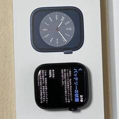 美品 Apple Watch8 45mm ミッドナイトアルミニウム