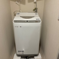 シャープ　洗濯機　2018年製5.5キロ　乾燥3.5キロ