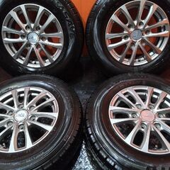 【DUNLOP VAN01 195/80R15 107/105L LT】夏タイヤ【Weds PRODITA 15インチ 5.5J6HPCD139.7+42】21年製 バリ溝 キャラバン等　(VTG807)