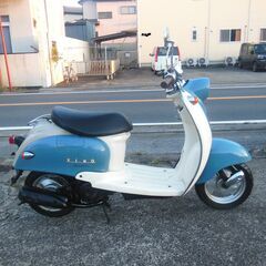 YAMAHA 2st VINOビーノ　ホワイトスカイブルー セル...