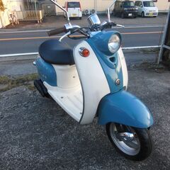 YAMAHA 2st VINOビーノ　ホワイトスカイブルー セル始動　速く好調 　シート　プラグ等新品交換 他等お金かけ多数交換 納車整備点検済み 登録後すぐ乗り出せます。直接引き渡し　配送手配も可　SA10J　５AU　４JP　原付の画像