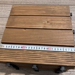 ウッドデッキ ジョイントパネル  ガーデンタイル　6枚　 品番NIT-TW01 の画像