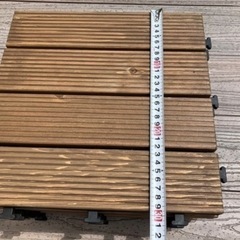 ウッドデッキ ジョイントパネル  ガーデンタイル　6枚　 品番NIT-TW01 の画像