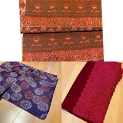 着物　羽織り　作り帯　　浴衣生地などまとめての画像