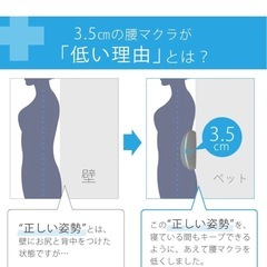 【大人のカラダ改善計画】　腰枕の画像
