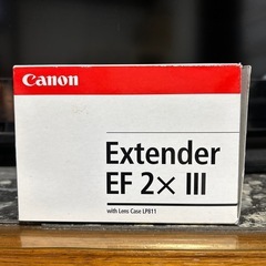 キャノン　エクステンダー　×2 の箱
