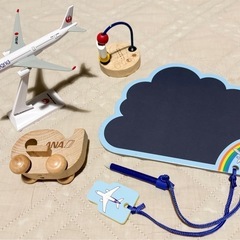 JAL ANA 機内 ノベルティ　ベビー　おもちゃ