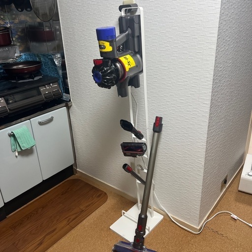 山崎実業 コードレスクリーナースタンド タワー