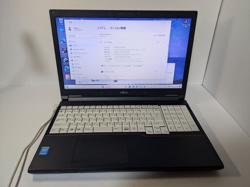 中古パソコン富士通LIFEBOOK黒Core i5★Windows11②