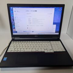 中古パソコン富士通LIFEBOOK黒Core i5★Window...