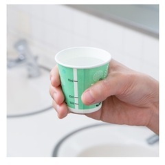 100個入り新品未開封❣️可愛い❣️紙コップ90ml　3オンス  フラワー シード1袋100個入りの画像