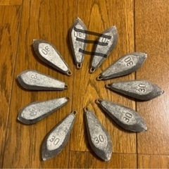 船釣りオモリ8個
